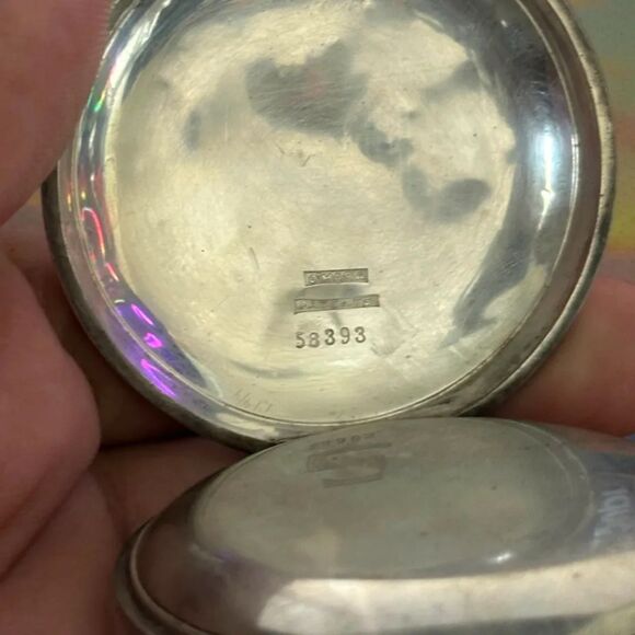 Vintage 1800s AWC Co Waltham Sterling Silver Pocket Watch Rare - Picture 6 of 6